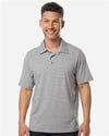 Team 365 TT125 Men's Relay Heathered Stripe Polo - Front view
