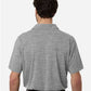 Team 365 TT125 Men's Relay Heathered Stripe Polo - Back view