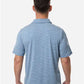 Team 365 TT125 Men's Relay Heathered Stripe Polo - Back view