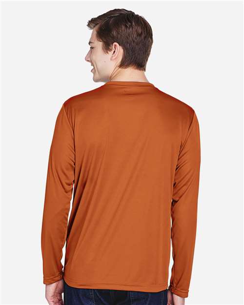Team 365 TT11L Men's Zone Performance Long Sleeve T-Shirt - Back view