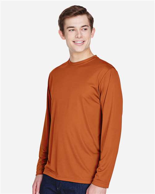 Team 365 TT11L Men's Zone Performance Long Sleeve T-Shirt - Side view