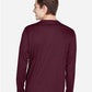 Team 365 TT11L Men's Zone Performance Long Sleeve T-Shirt - Back view