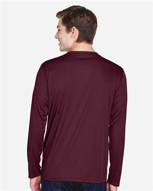 Team 365 TT11L Men's Zone Performance Long Sleeve T-Shirt - Back view