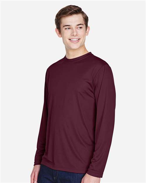Team 365 TT11L Men's Zone Performance Long Sleeve T-Shirt - Side view