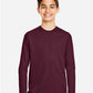 Team 365 TT11YL Youth Zone Performance Long Sleeve T-Shirt - Front view
