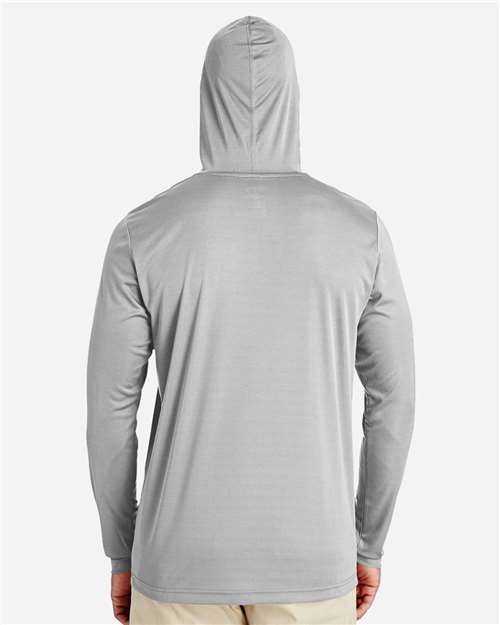 Team 365 TT41 Men's Zone Performance Hooded T-Shirt - Back view