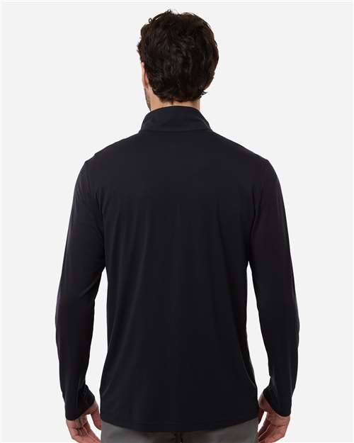 North End NE405 Men's JAQ Stretch Performance Quarter-Zip - Back view