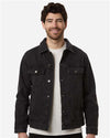 Harriton M75 Unisex Cooper Denim Jacket - Front view