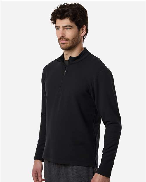AllPro STF870 Men's Stretch Quarter-Zip Fleece Pullover - Side view