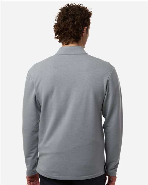 AllPro STF870 Men's Stretch Quarter-Zip Fleece Pullover - Back view