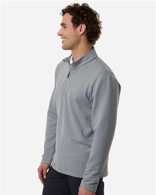 AllPro STF870 Men's Stretch Quarter-Zip Fleece Pullover - Side view