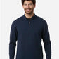 AllPro STF870 Men's Stretch Quarter-Zip Fleece Pullover - Front view