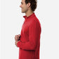AllPro STF870 Men's Stretch Quarter-Zip Fleece Pullover - Side view