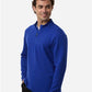 AllPro STF870 Men's Stretch Quarter-Zip Fleece Pullover - Side view