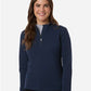 AllPro STF870L Women's Stretch Quarter-Zip Fleece Pullover - Front view
