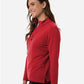 AllPro STF870L Women's Stretch Quarter-Zip Fleece Pullover - Side view