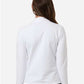 AllPro STF870L Women's Stretch Quarter-Zip Fleece Pullover - Back view