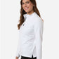 AllPro STF870L Women's Stretch Quarter-Zip Fleece Pullover - Side view