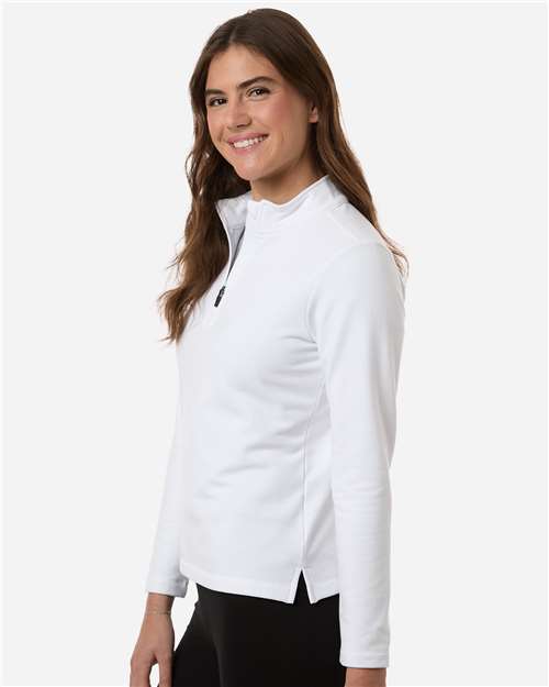 AllPro STF870L Women's Stretch Quarter-Zip Fleece Pullover - Side view
