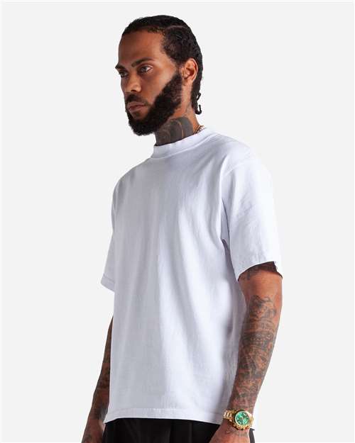 Shaka Wear SHMCS Unisex Max Heavyweight Cropped Tee - Side view