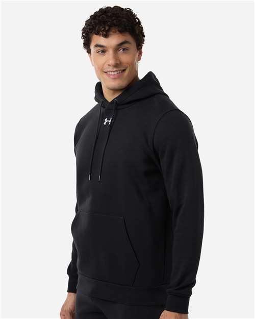 Under Armour 6014161 Men's Team Icon Fleece Hooded Sweatshirt - Side view