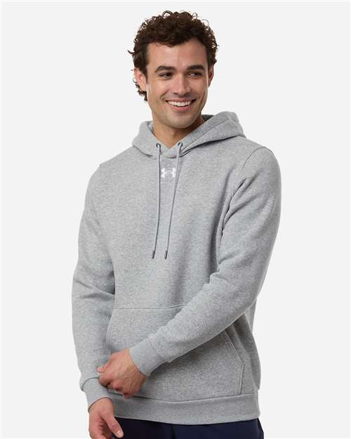 Under Armour 6014161 Men's Team Icon Fleece Hooded Sweatshirt - Front view