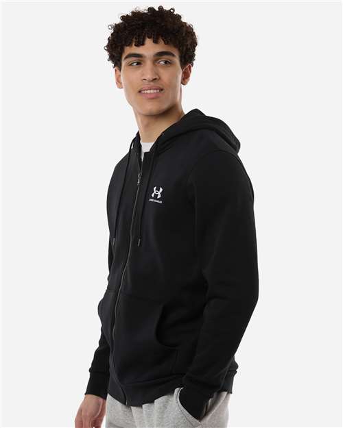 Under Armour 1373881 Men's Icon Fleece Hooded Full-Zip - Side view