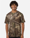 RealTree RT2101 Unisex Realtree? Poly Performance T-Shirt - Front view