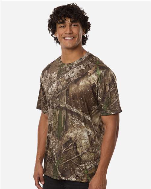 RealTree RT2101 Unisex Realtree? Poly Performance T-Shirt - Side view