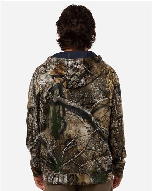 RealTree RT5201 Unisex Realtree? Performance Full-Zip Hooded Sweatshirt - Back view