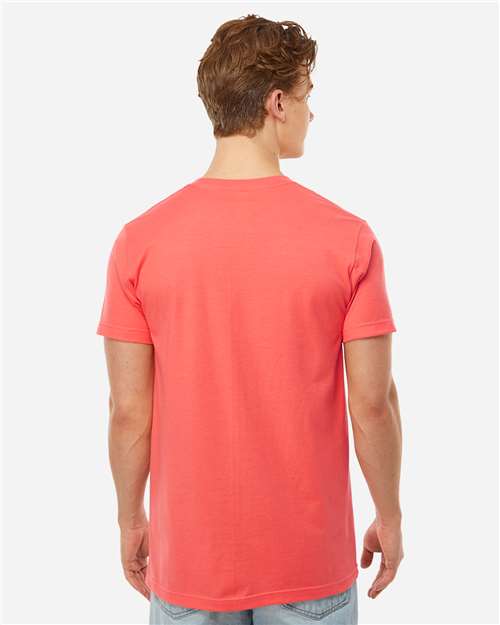 Tultex 202 Unisex Fine Jersey T-Shirt - Back view