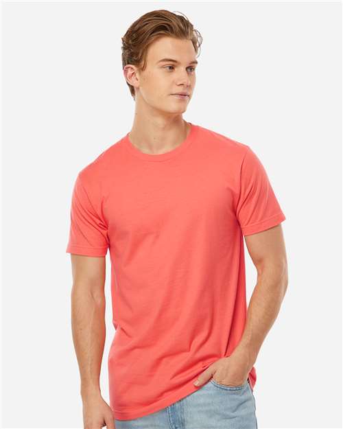 Tultex 202 Unisex Fine Jersey T-Shirt - Front view