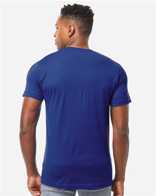 Tultex 202 Unisex Fine Jersey T-Shirt - Back view