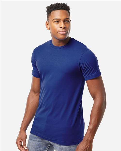 Tultex 202 Unisex Fine Jersey T-Shirt - Side view