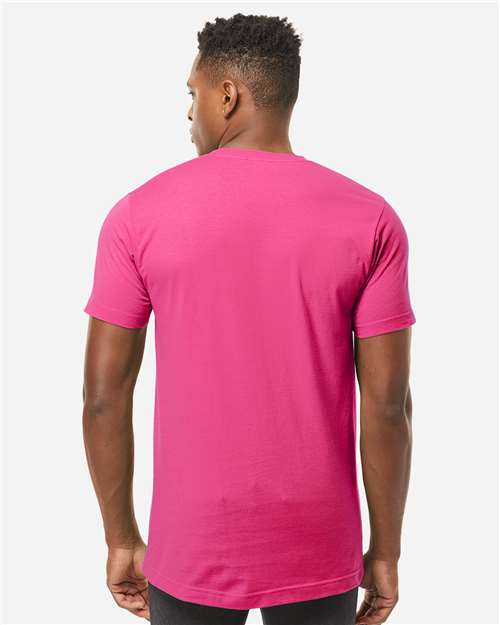 Tultex 202 Unisex Fine Jersey T-Shirt - Back view