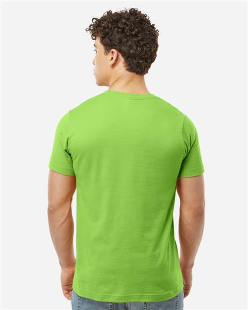 Tultex 202 Unisex Fine Jersey T-Shirt - Back view
