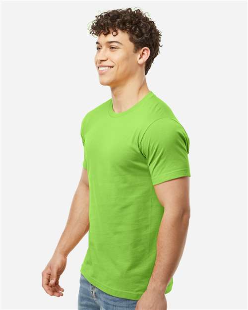 Tultex 202 Unisex Fine Jersey T-Shirt - Side view