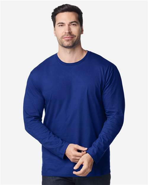 Gildan 64400 Unisex Softstyle? Long Sleeve T-Shirt - Front view