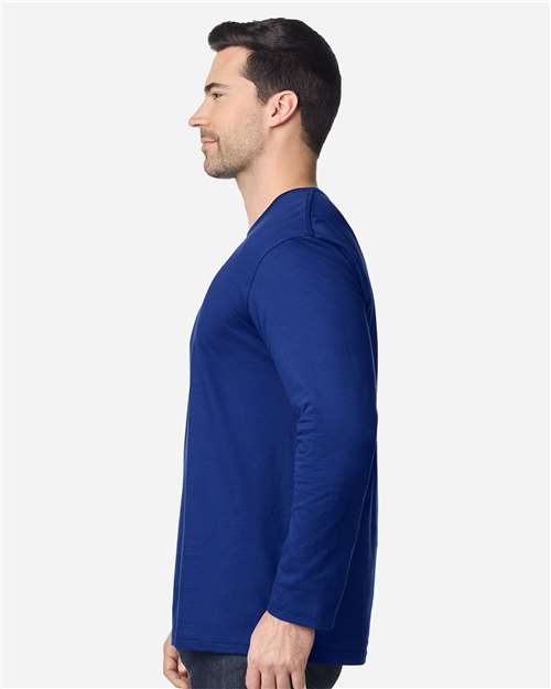 Gildan 64400 Unisex Softstyle? Long Sleeve T-Shirt - Side view