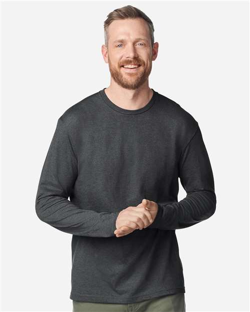 Gildan 64400 Unisex Softstyle? Long Sleeve T-Shirt - Front view