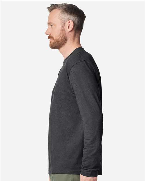 Gildan 64400 Unisex Softstyle? Long Sleeve T-Shirt - Side view