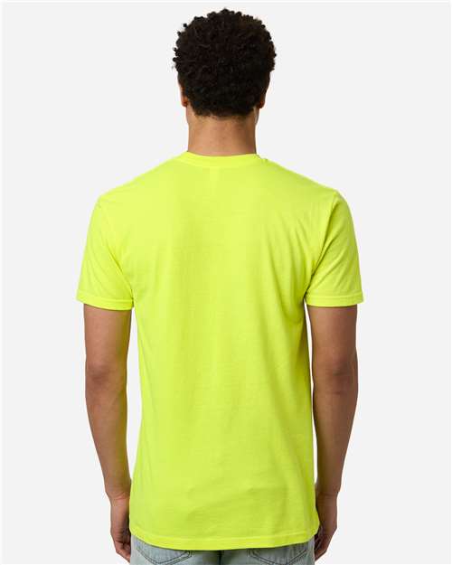 Tultex 293 Unisex Heavyweight Jersey Pocket T-Shirt - Back view