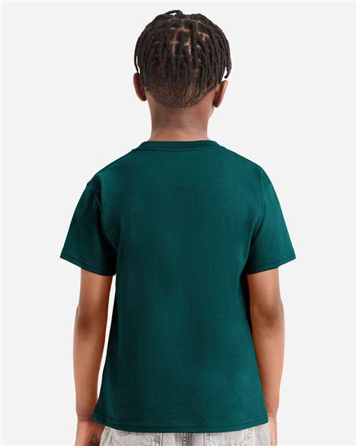 Gildan 64000B Youth Softstyle? T-Shirt - Back view