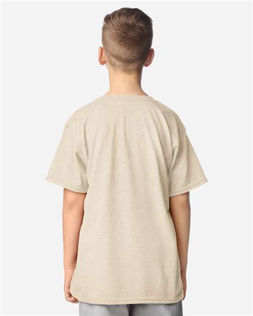 Gildan 64000B Youth Softstyle? T-Shirt - Back view