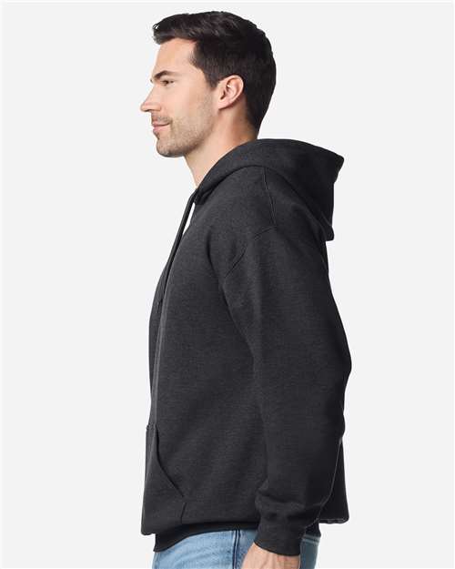 Gildan SF500 Unisex Softstyle? Midweight Hooded Sweatshirt - Side view