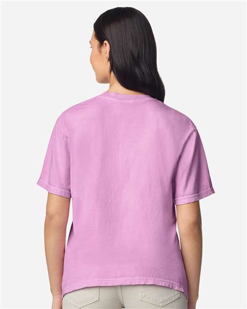 Comfort Colors 1717 Unisex Garment-Dyed Heavyweight T-Shirt - Back view