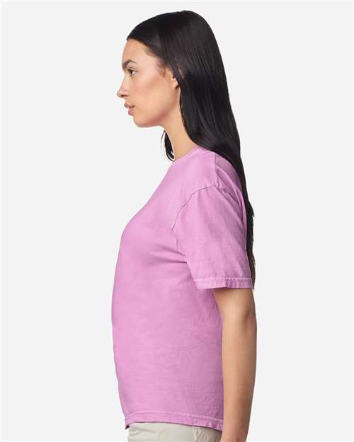 Comfort Colors 1717 Unisex Garment-Dyed Heavyweight T-Shirt - Side view