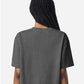 American Apparel 1302GD Women's Heavyweight Cotton Garment-Dyed Boxy Cropped Tee - Back view