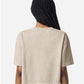 American Apparel 1302GD Women's Heavyweight Cotton Garment-Dyed Boxy Cropped Tee - Back view