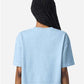 American Apparel 1302GD Women's Heavyweight Cotton Garment-Dyed Boxy Cropped Tee - Back view